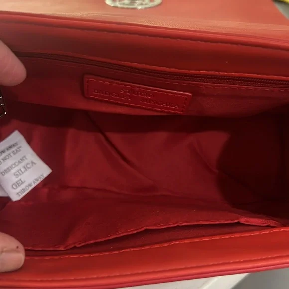 Badgley Mischka Red Quilted Shoulder Bag NWT bundle - Picture 13 of 17